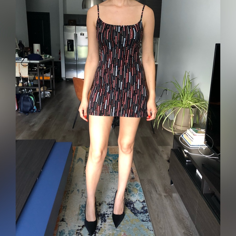 Mini multicolor dress